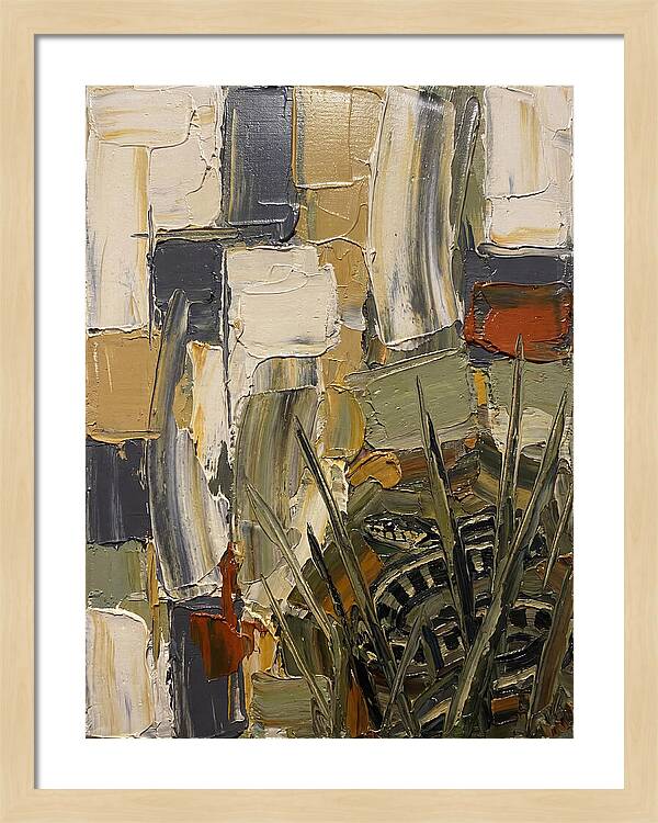 Garter Snake Amongst Abstract Colors