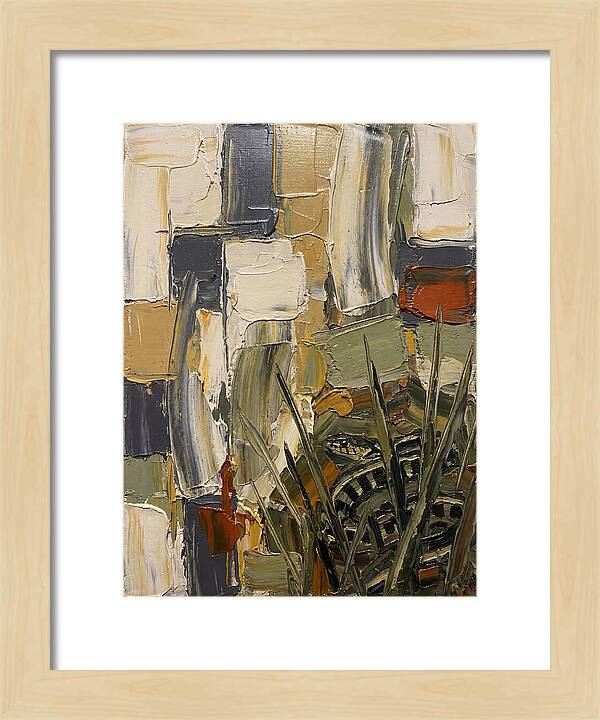Garter Snake Amongst Abstract Colors