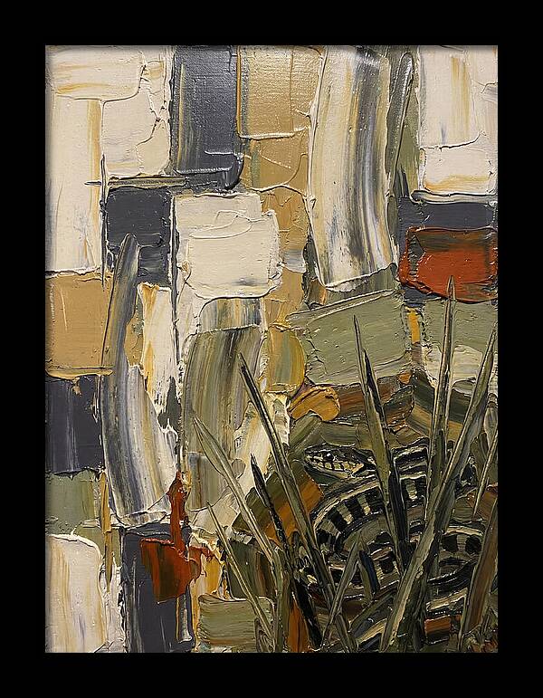 Garter Snake Amongst Abstract Colors