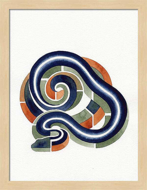 Garter Snake Minimalism