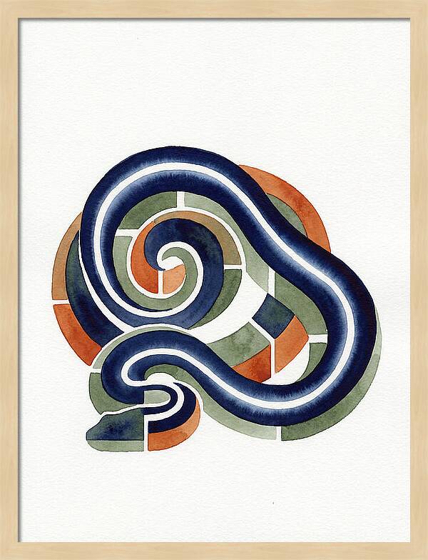 Garter Snake Minimalism