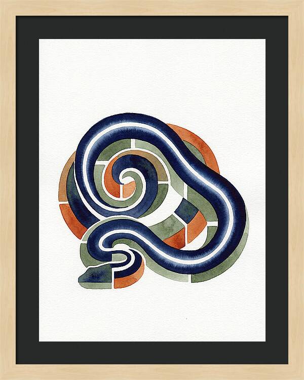 Garter Snake Minimalism