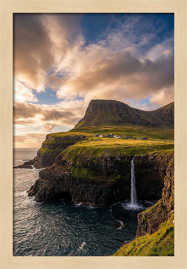 Gasadalur Village And Mulafossur Waterfall