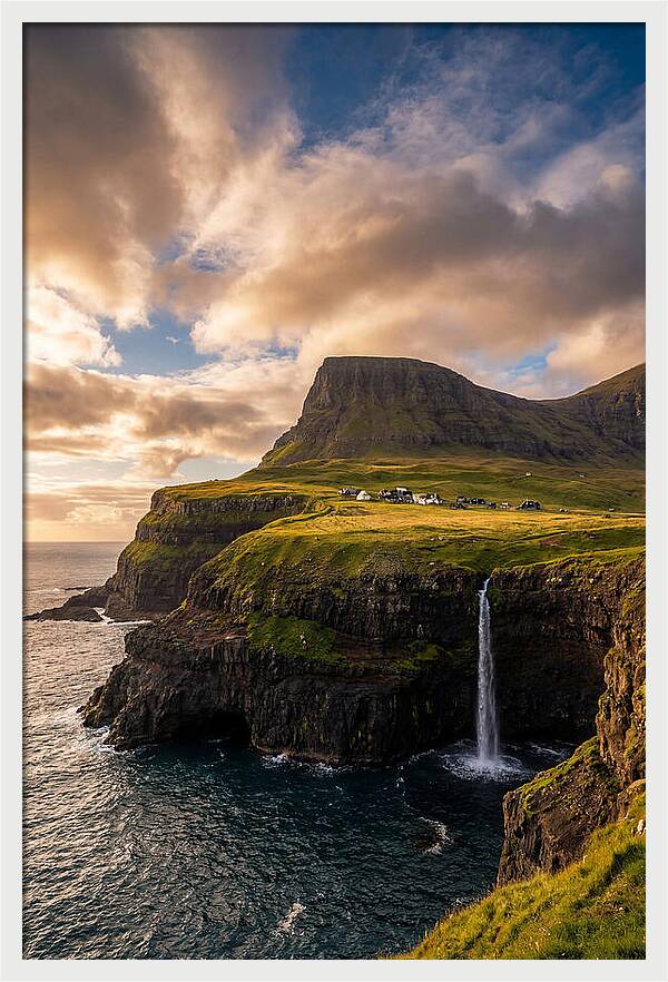 Gasadalur Village And Mulafossur Waterfall