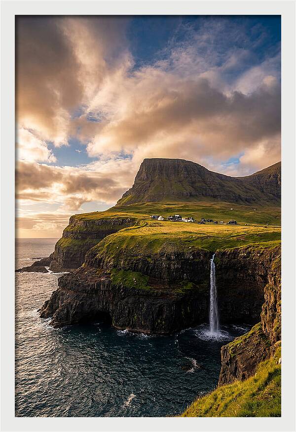 Gasadalur Village And Mulafossur Waterfall