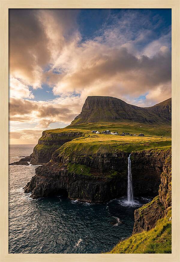 Gasadalur Village And Mulafossur Waterfall