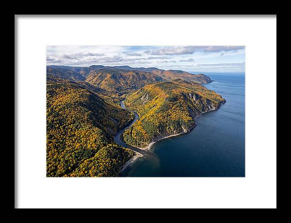 Gaspesie Peninsula Aerial View