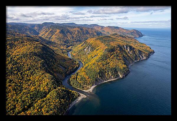 Gaspesie Peninsula Aerial View