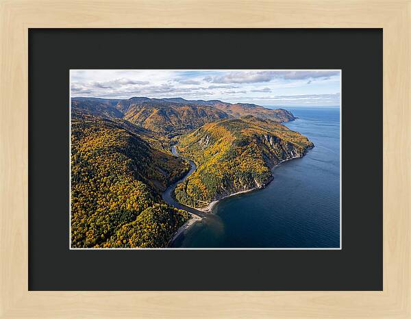 Gaspesie Peninsula Aerial View