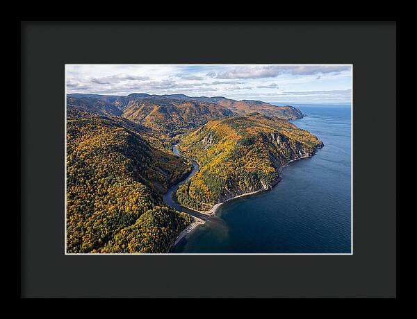 Gaspesie Peninsula Aerial View