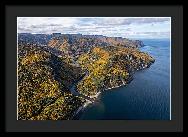 Gaspesie Peninsula Aerial View