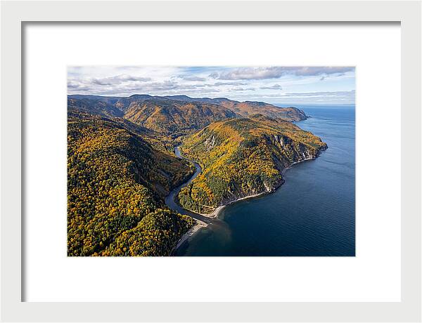 Gaspesie Peninsula Aerial View