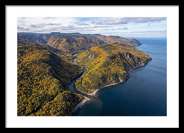 Gaspesie Peninsula Aerial View