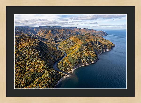 Gaspesie Peninsula Aerial View