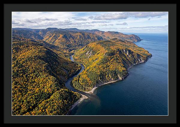 Gaspesie Peninsula Aerial View