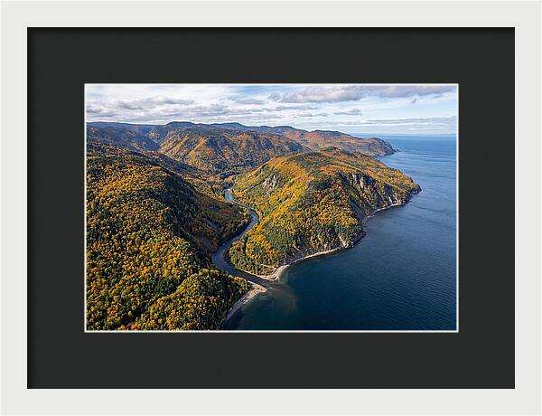 Gaspesie Peninsula Aerial View