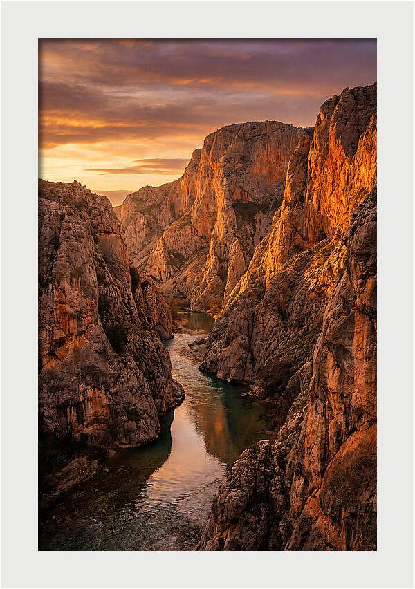 Gates Of The Mountains At Sunset