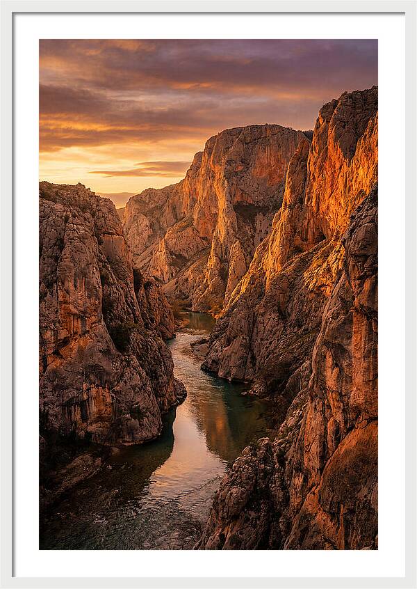 Gates Of The Mountains At Sunset
