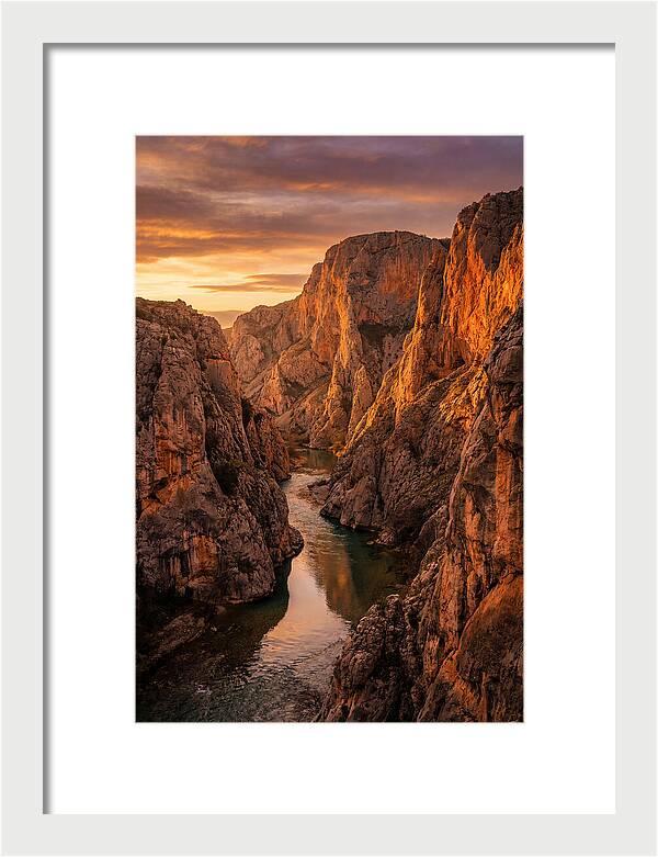 Gates Of The Mountains At Sunset