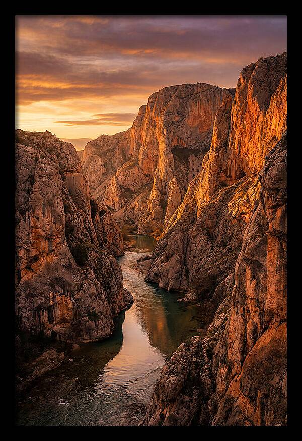 Gates Of The Mountains At Sunset
