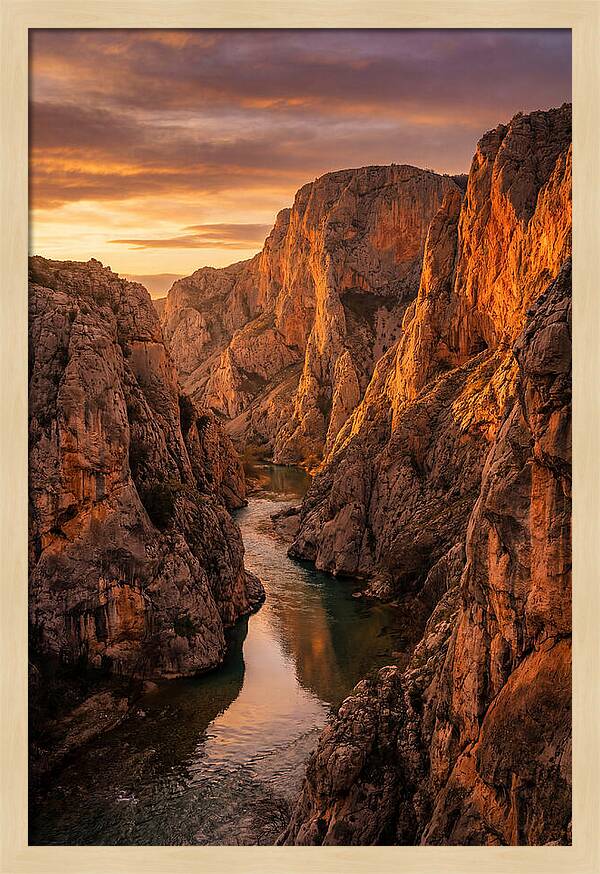 Gates Of The Mountains At Sunset