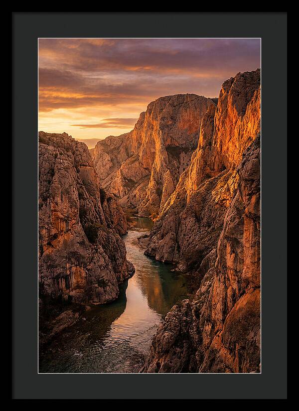 Gates Of The Mountains At Sunset