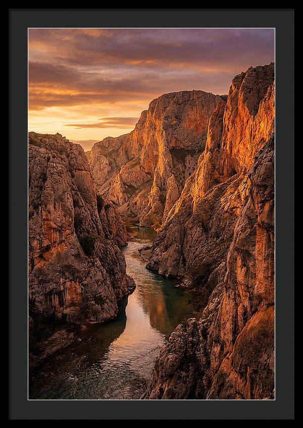 Gates Of The Mountains At Sunset