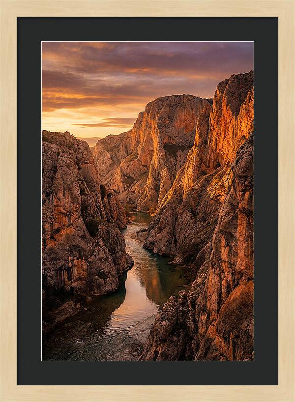 Gates Of The Mountains At Sunset