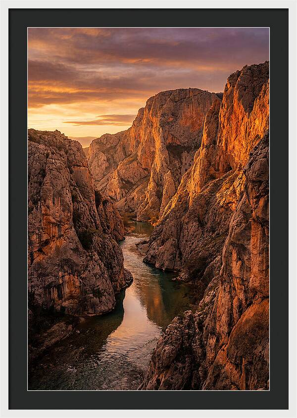 Gates Of The Mountains At Sunset