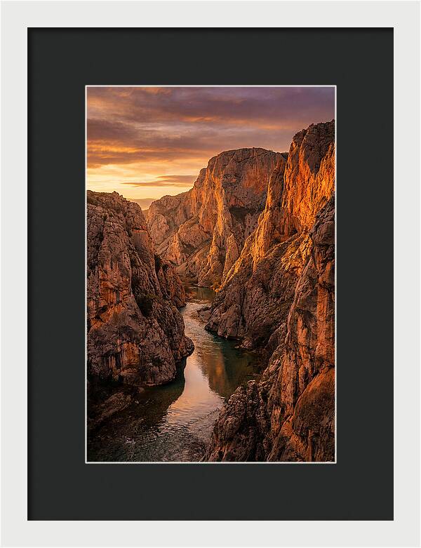 Gates Of The Mountains At Sunset