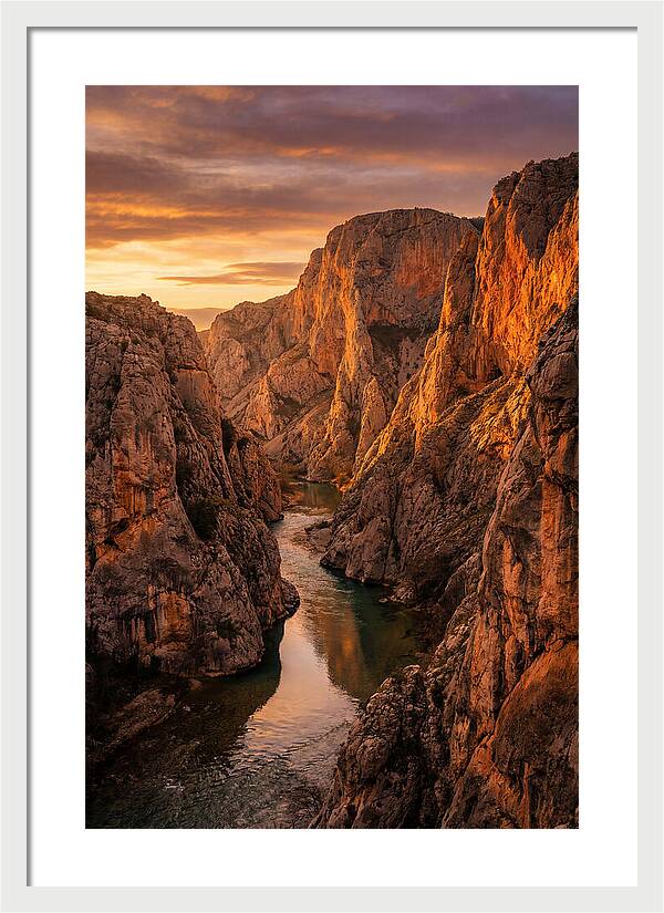Gates Of The Mountains At Sunset