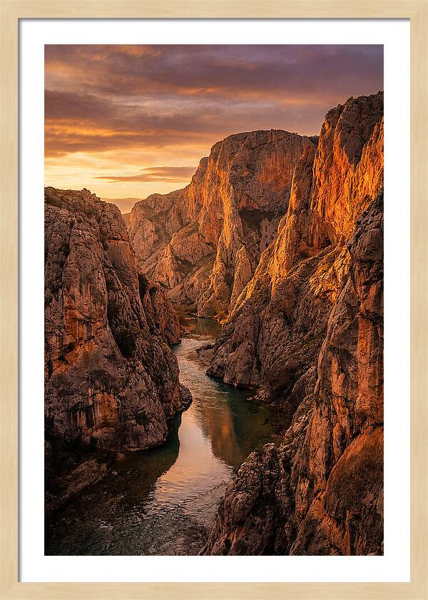 Gates Of The Mountains At Sunset