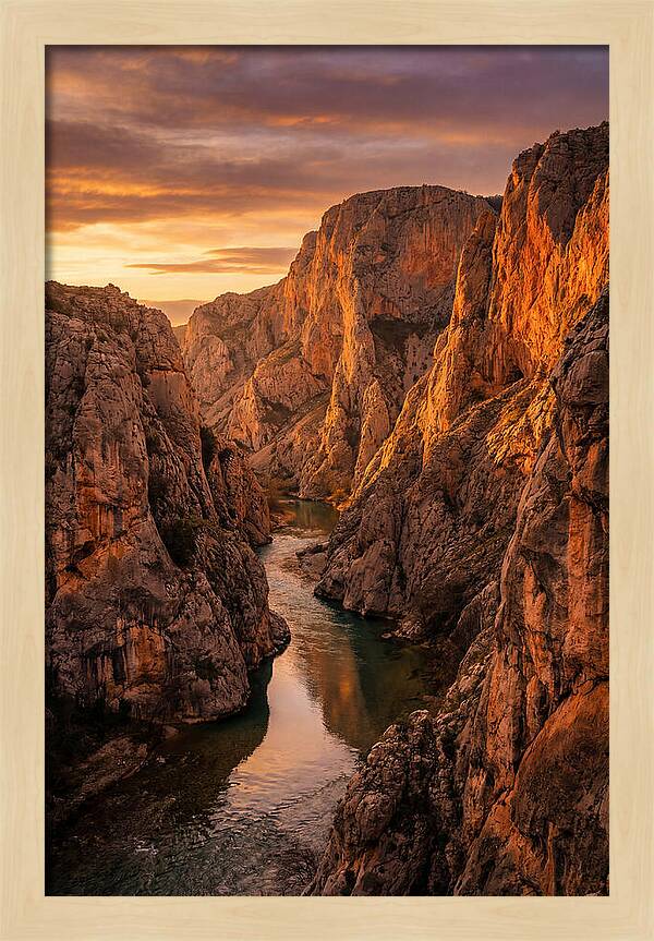 Gates Of The Mountains At Sunset