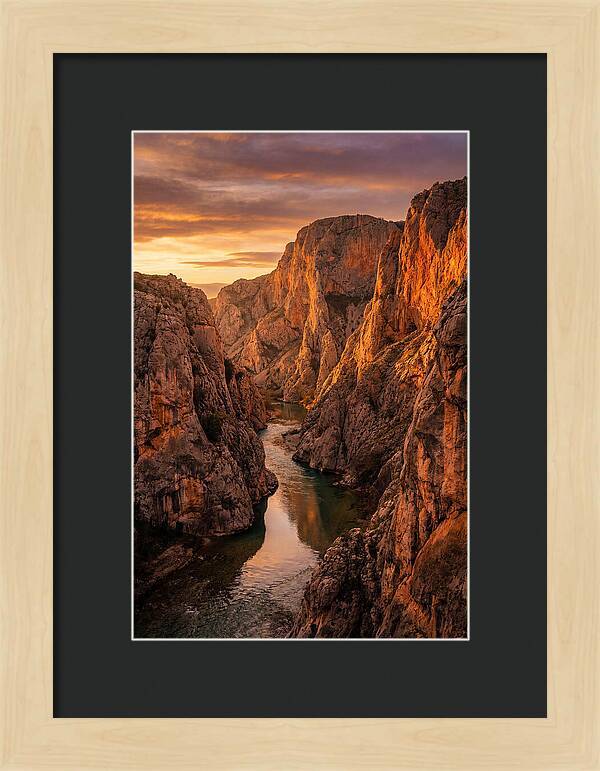 Gates Of The Mountains At Sunset