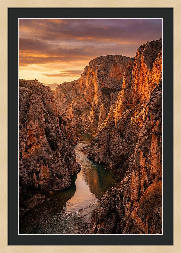 Gates Of The Mountains At Sunset