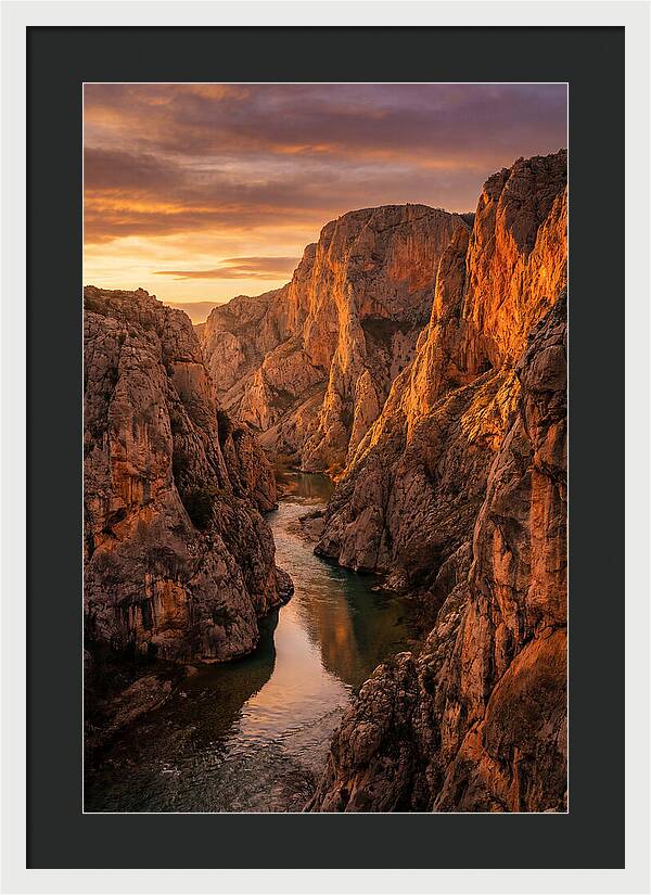 Gates Of The Mountains At Sunset