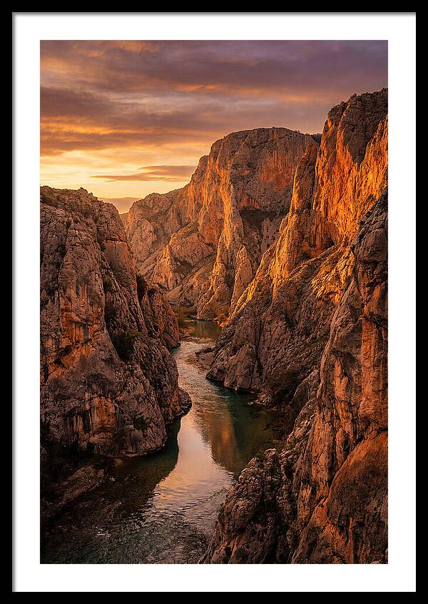 Gates Of The Mountains At Sunset