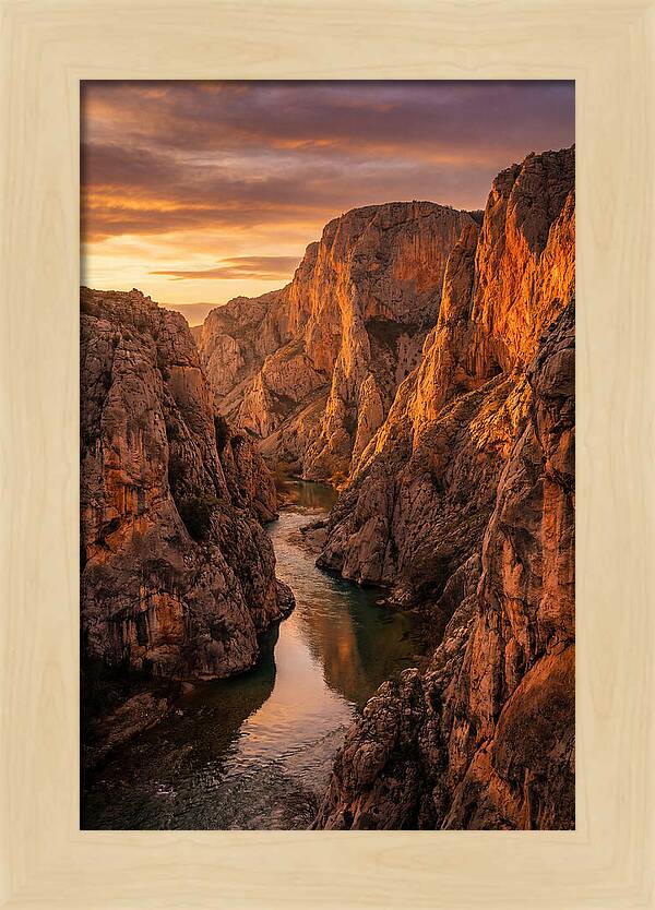 Gates Of The Mountains At Sunset