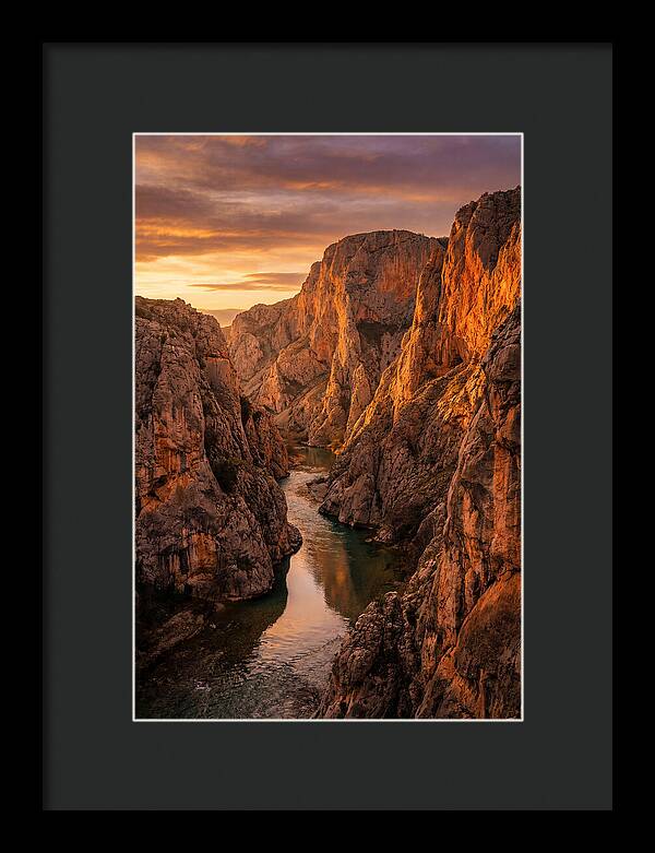 Gates Of The Mountains At Sunset