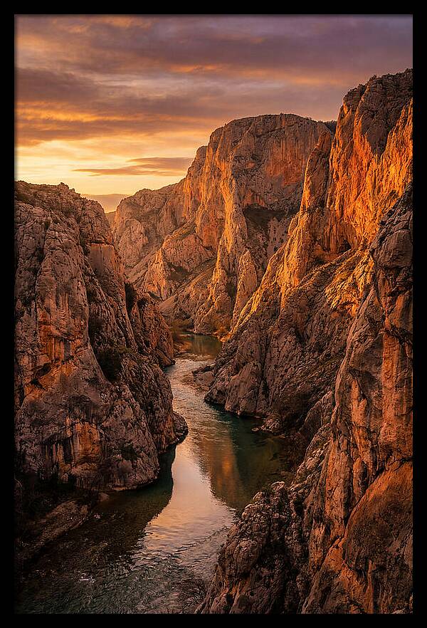 Gates Of The Mountains At Sunset