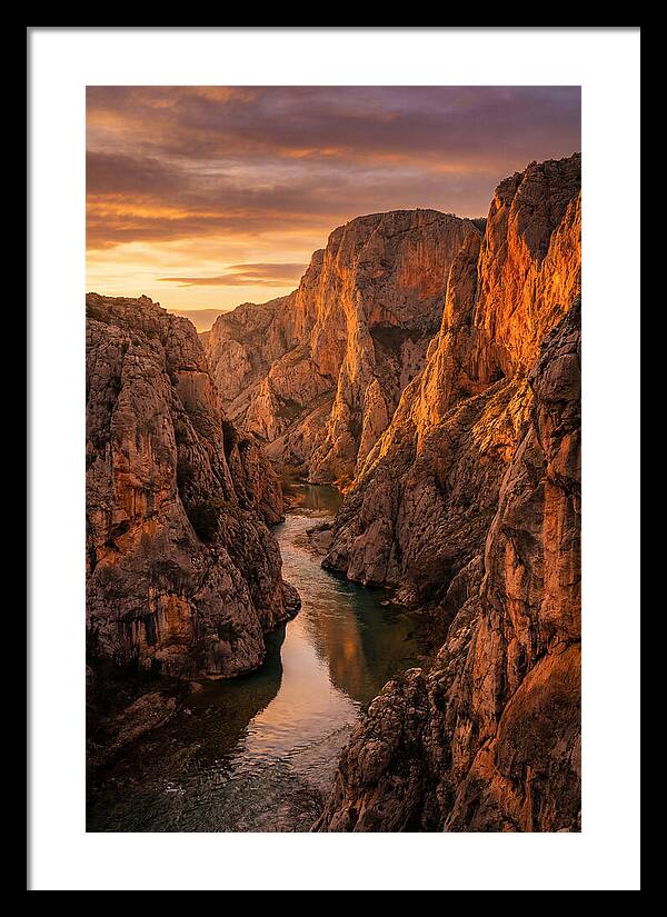 Gates Of The Mountains At Sunset
