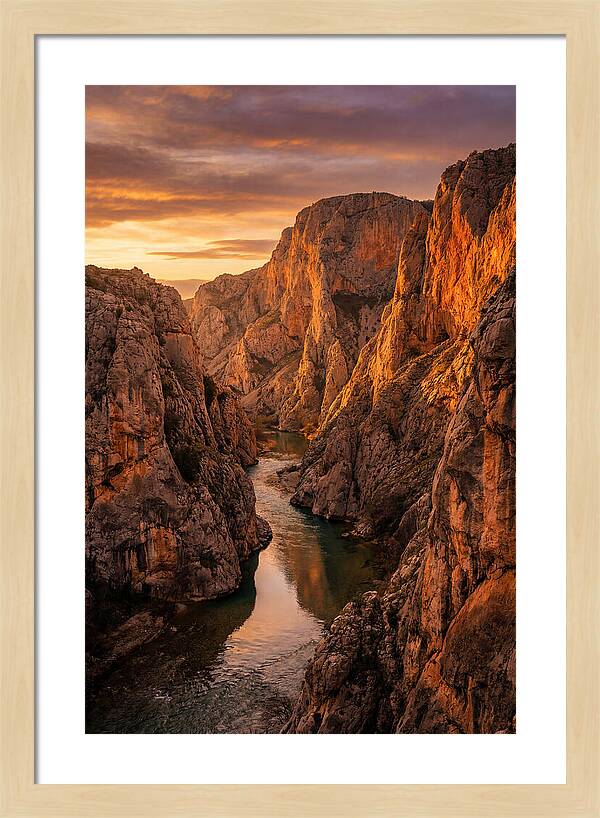 Gates Of The Mountains At Sunset