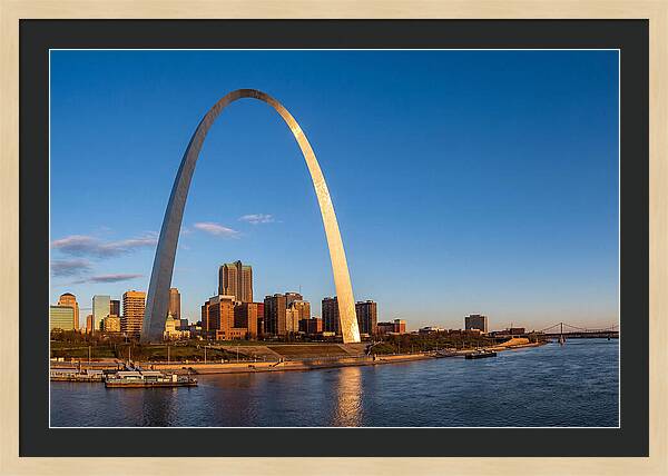 Gateway Arch Against The Skyline