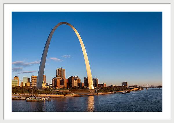 Gateway Arch Against The Skyline