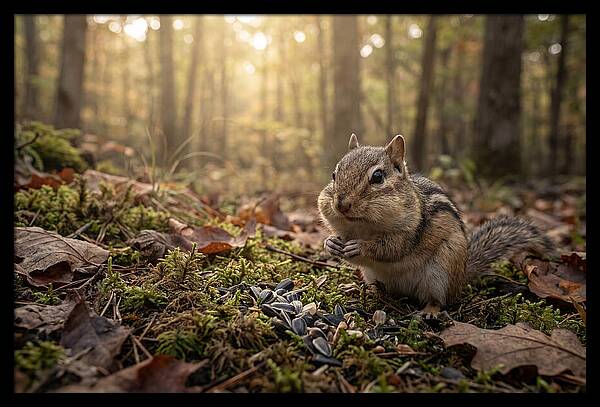 Gathering Seeds In Autumn