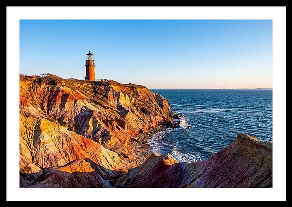Gay Head Light At Sunset