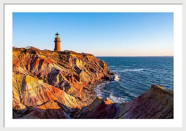 Gay Head Light At Sunset
