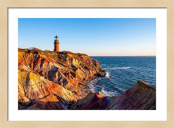 Gay Head Light At Sunset