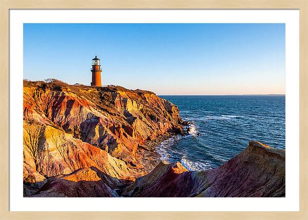 Gay Head Light At Sunset