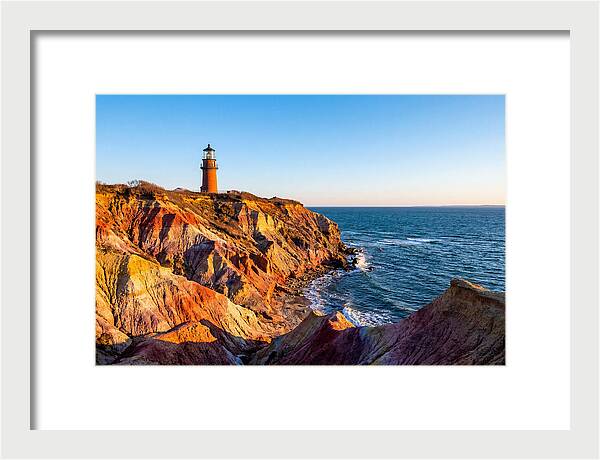 Gay Head Light At Sunset